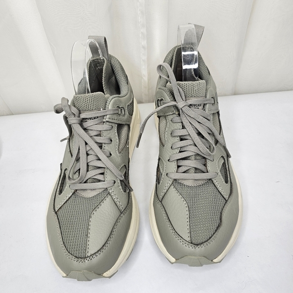 BrandBlack Aura 130 Leather & Mesh Sneaker In Grey Size 8 Vibram Sole main image 14